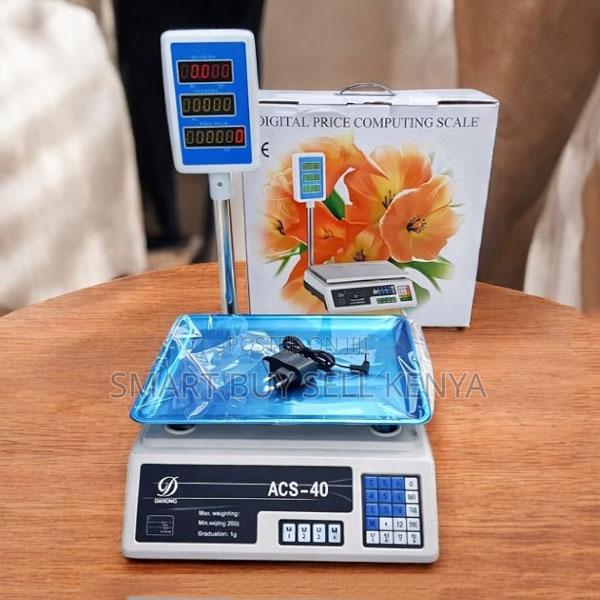 Rechargeable Battery Acs 40 40kgs Weight Price Digital Weighing Scale