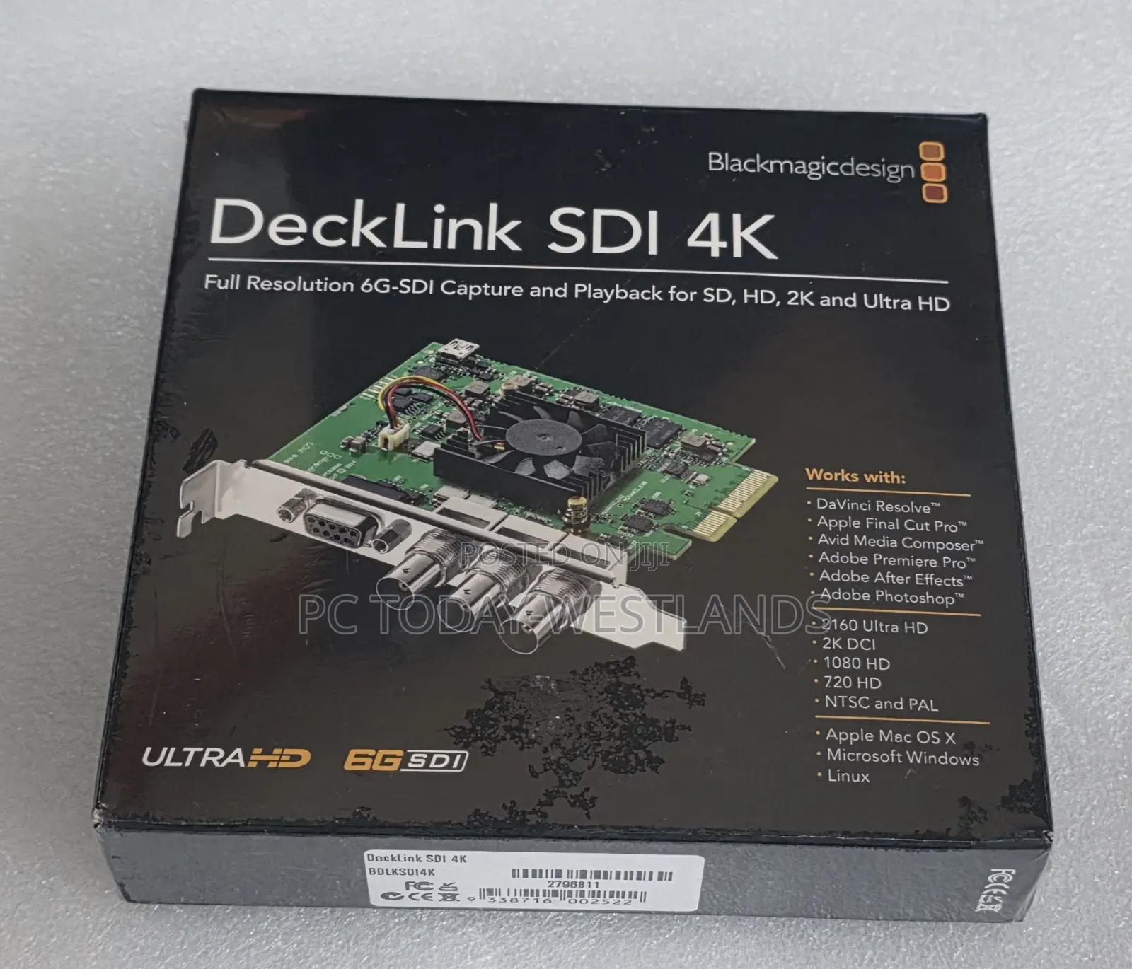 Blackmagic Design Decklink Sdi Capture Playback (In Stock)