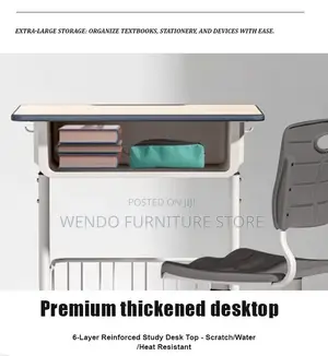 School Desks; Writing Desk Chair Set for Children