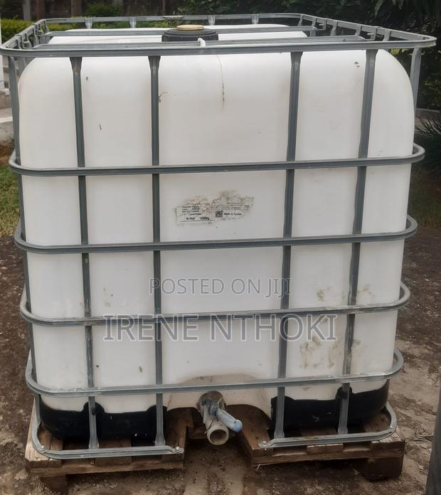 Caged Water Tank