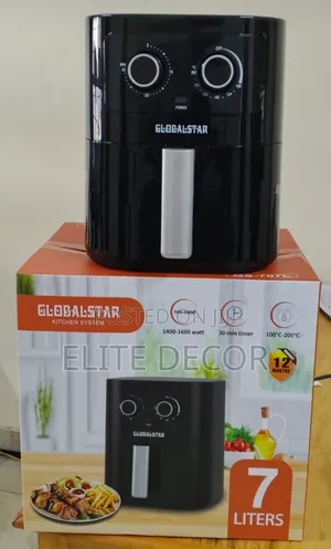 7 Litres Globalstar Airfryer Digital Air Fryer With Nob