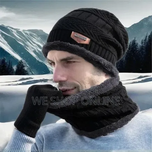 Adult Beanie and Scarf Set