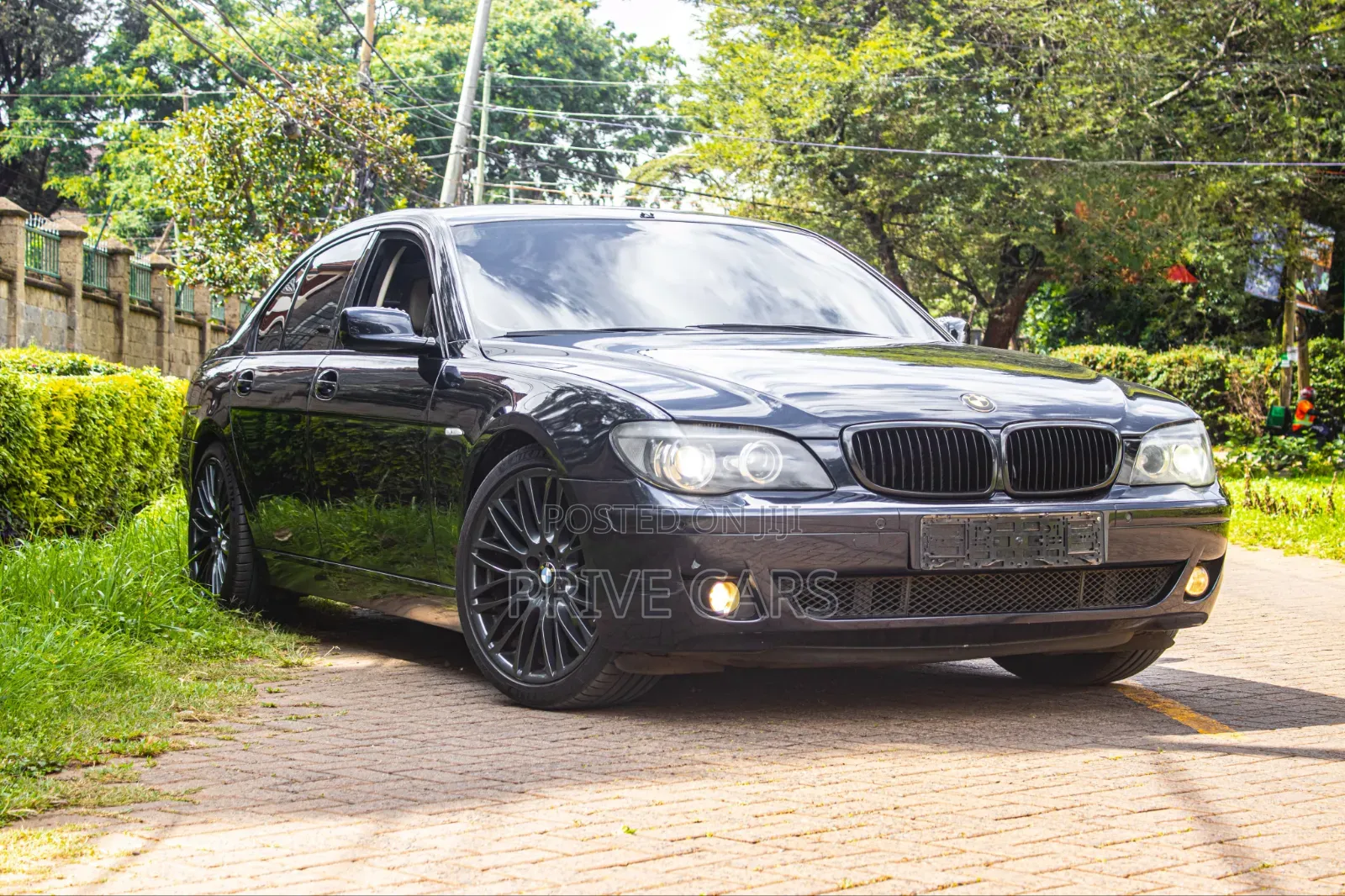 BMW 7 Series 730Li 2009 Blue