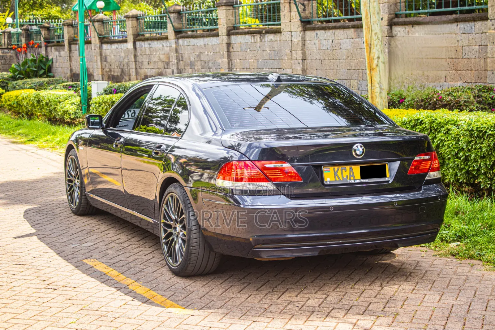 BMW 7 Series 730Li 2009 Blue