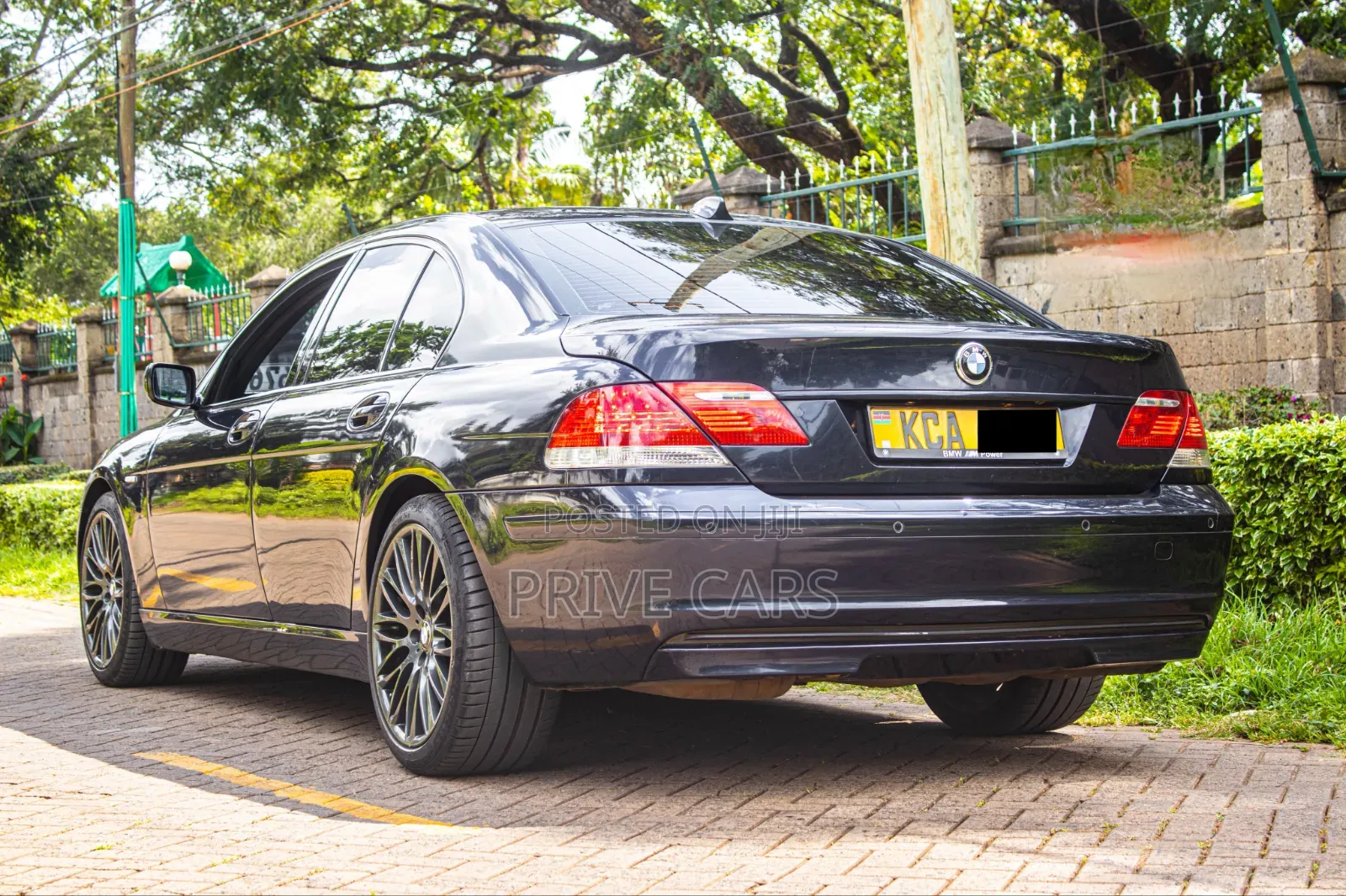 BMW 7 Series 730Li 2009 Blue