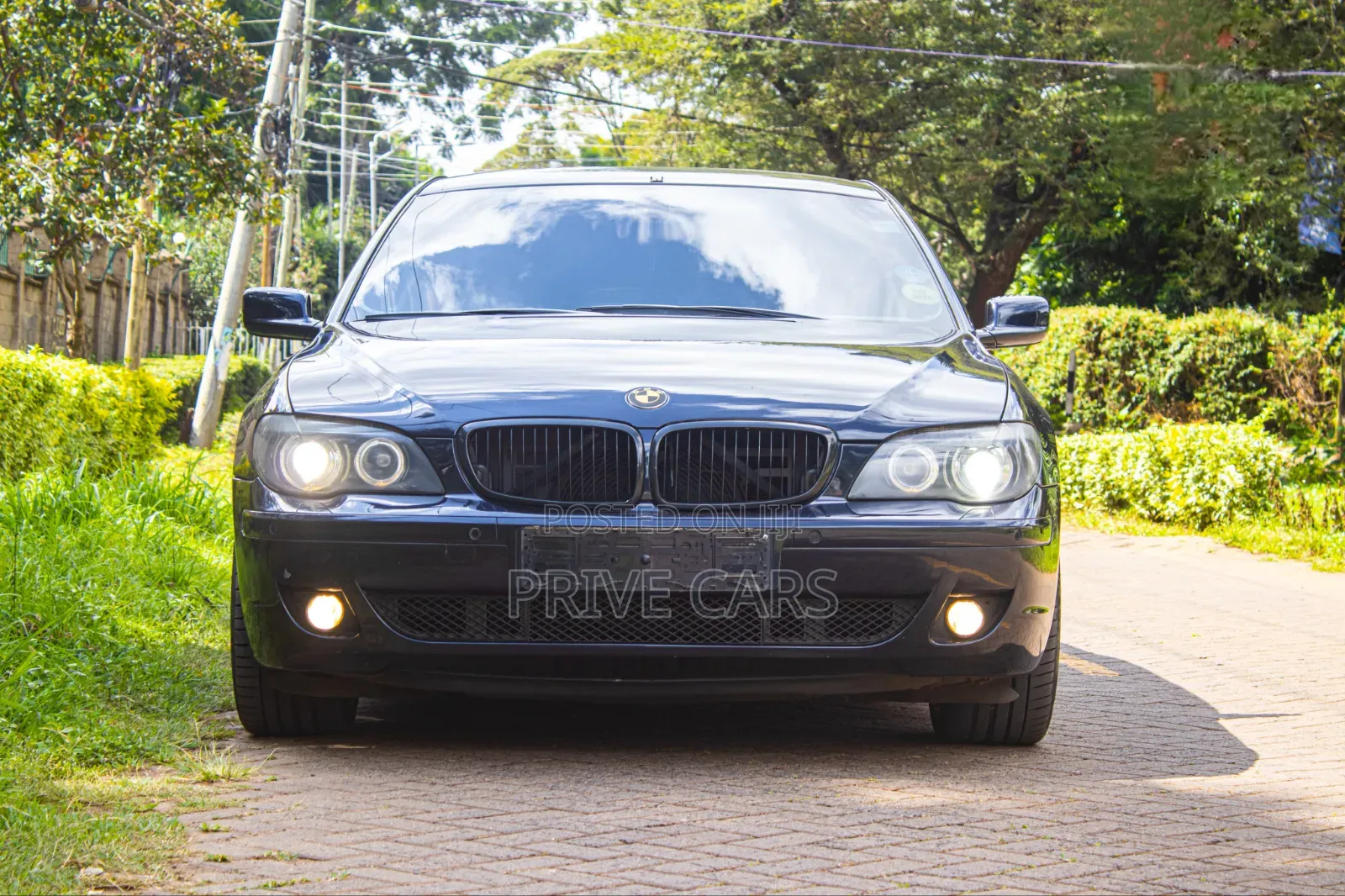 BMW 7 Series 730Li 2009 Blue