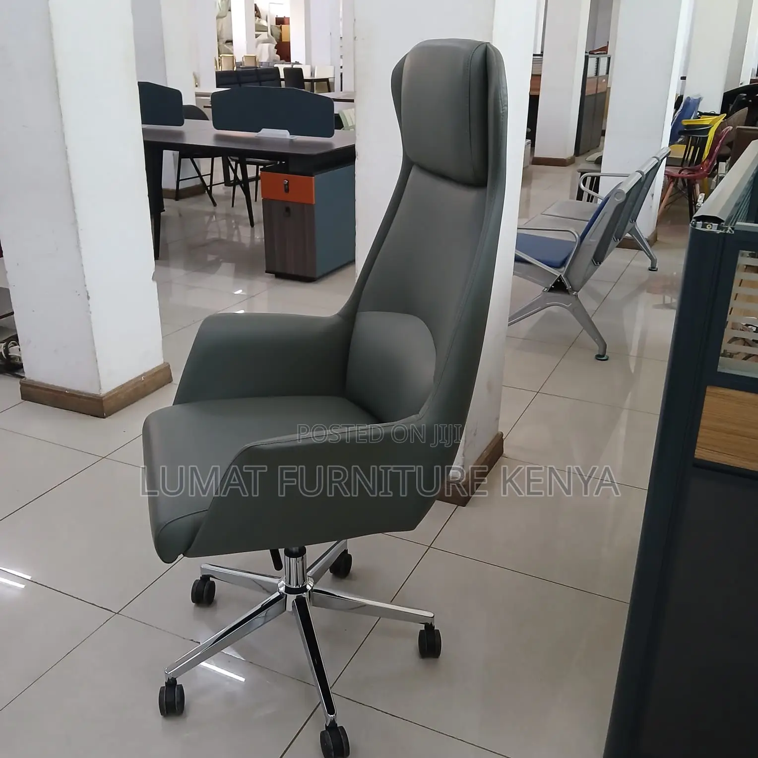 Gray Unique Executive Office Chair