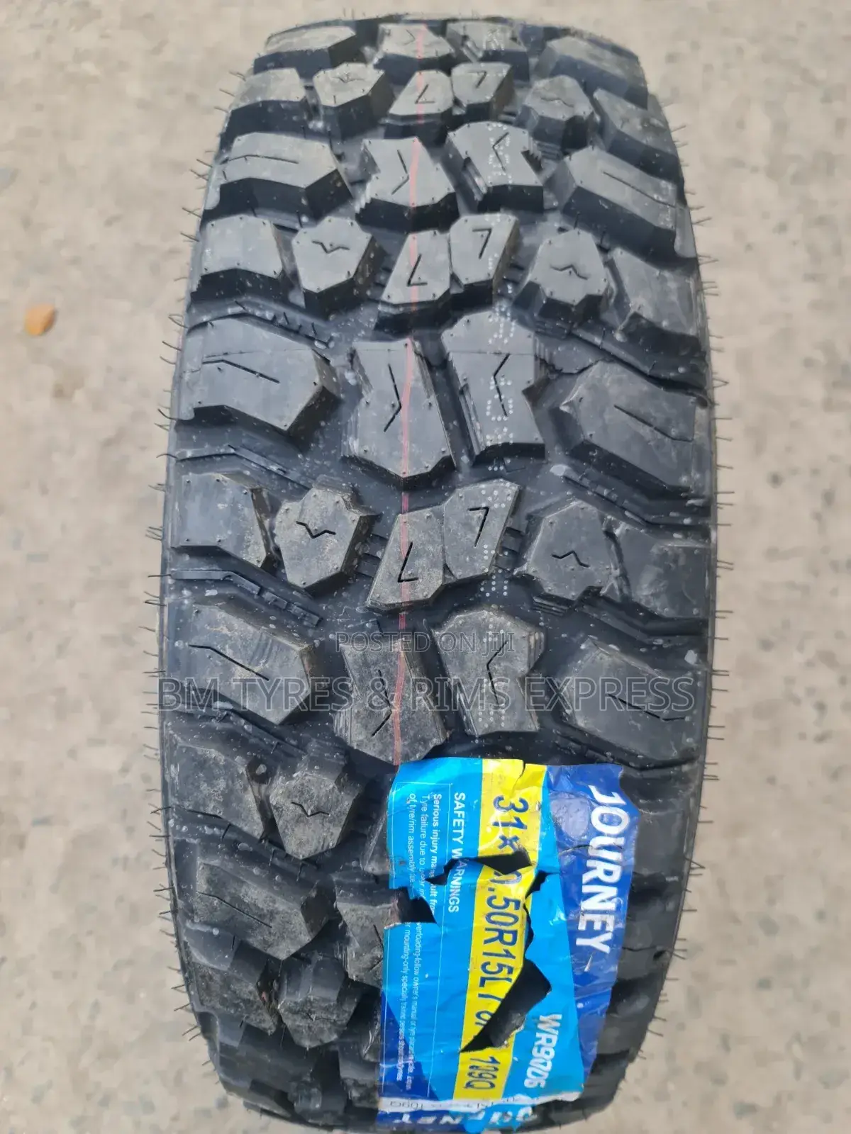 31x10.50r15 Journey Tires (Mud Terrein)
