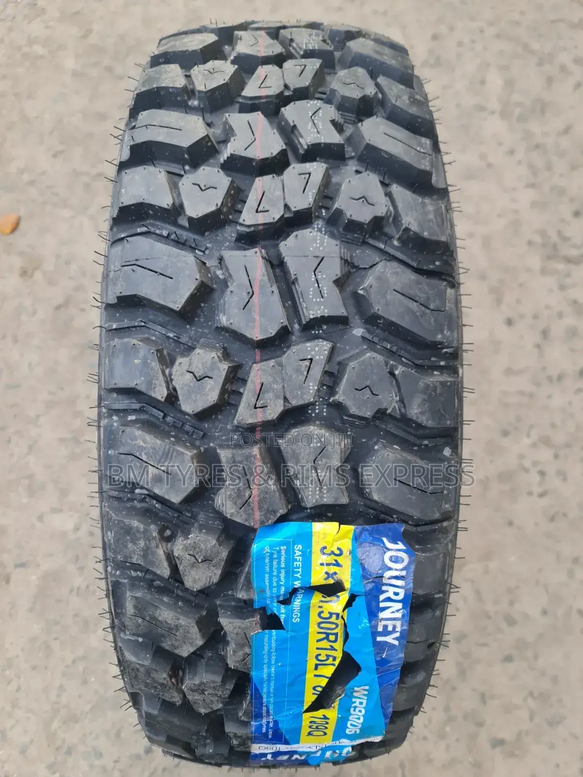 31x10.50r15 Journey Tires (Mud Terrein)