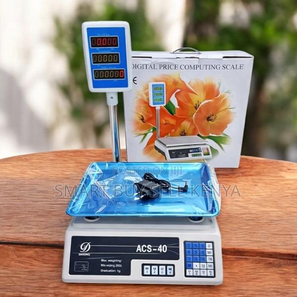 Market Ready Acs 40 Upto 40kgs Weight Price Digital Weighing Scale