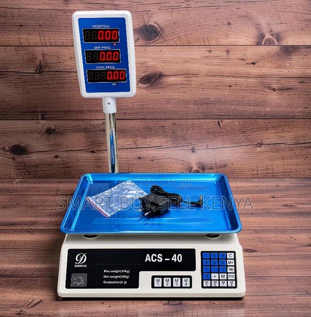 Bright Screen Acs 40 Upto 40kgs Weight Price Digital Weighing Scale