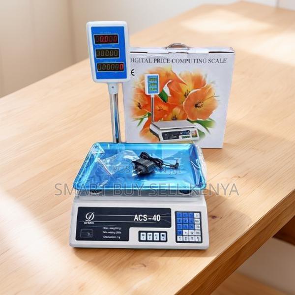 Multi Function Acs 40 Upto 40kgs Weight Price Digital Weighing Scale
