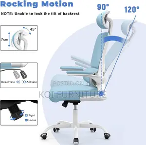 Office Chairs; Executive Orthopedic High Fabric Office Chair