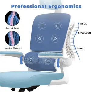 Office Chairs; Executive Orthopedic High Fabric Office Chair