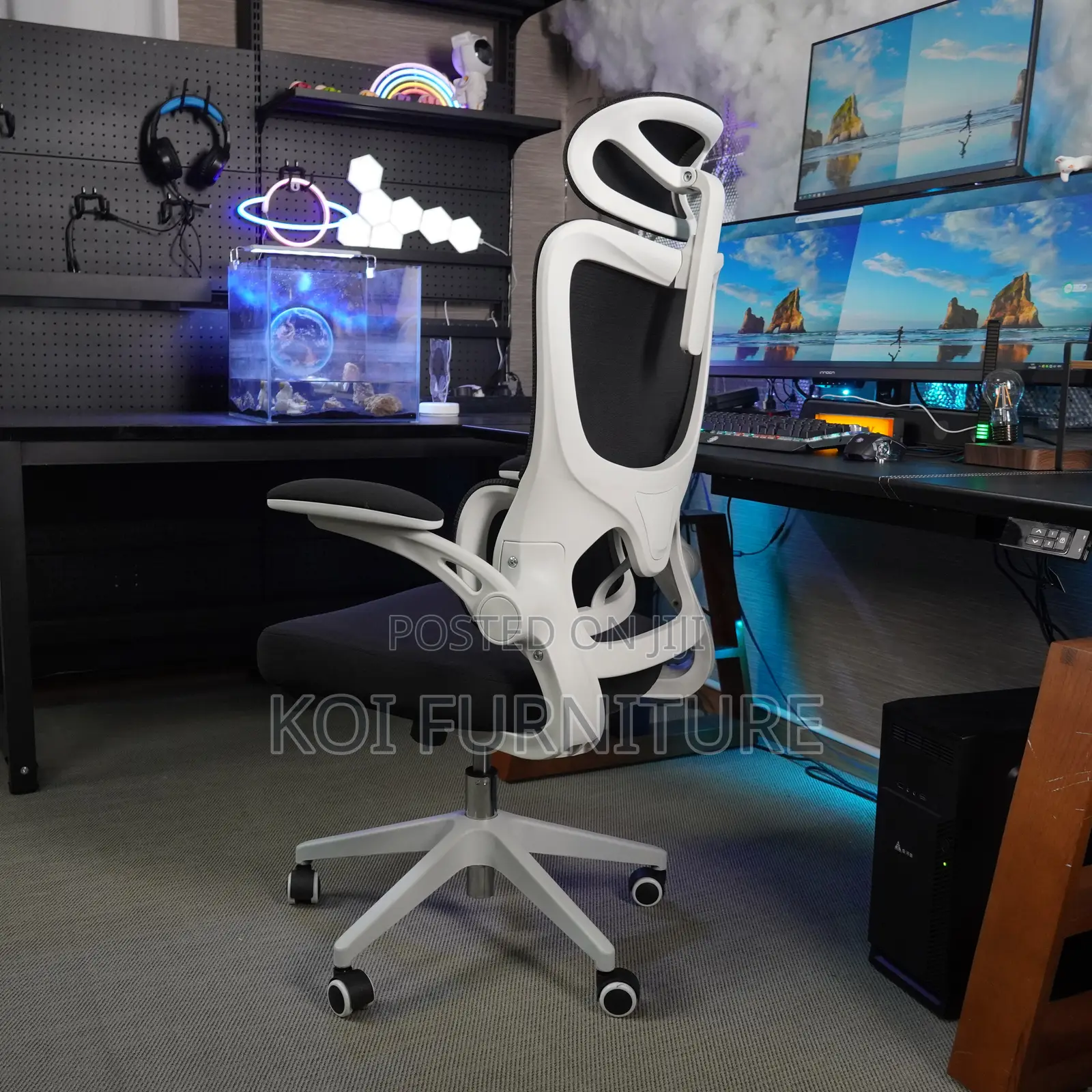 Office Chairs; Executive Orthopedic High Fabric Office Chair