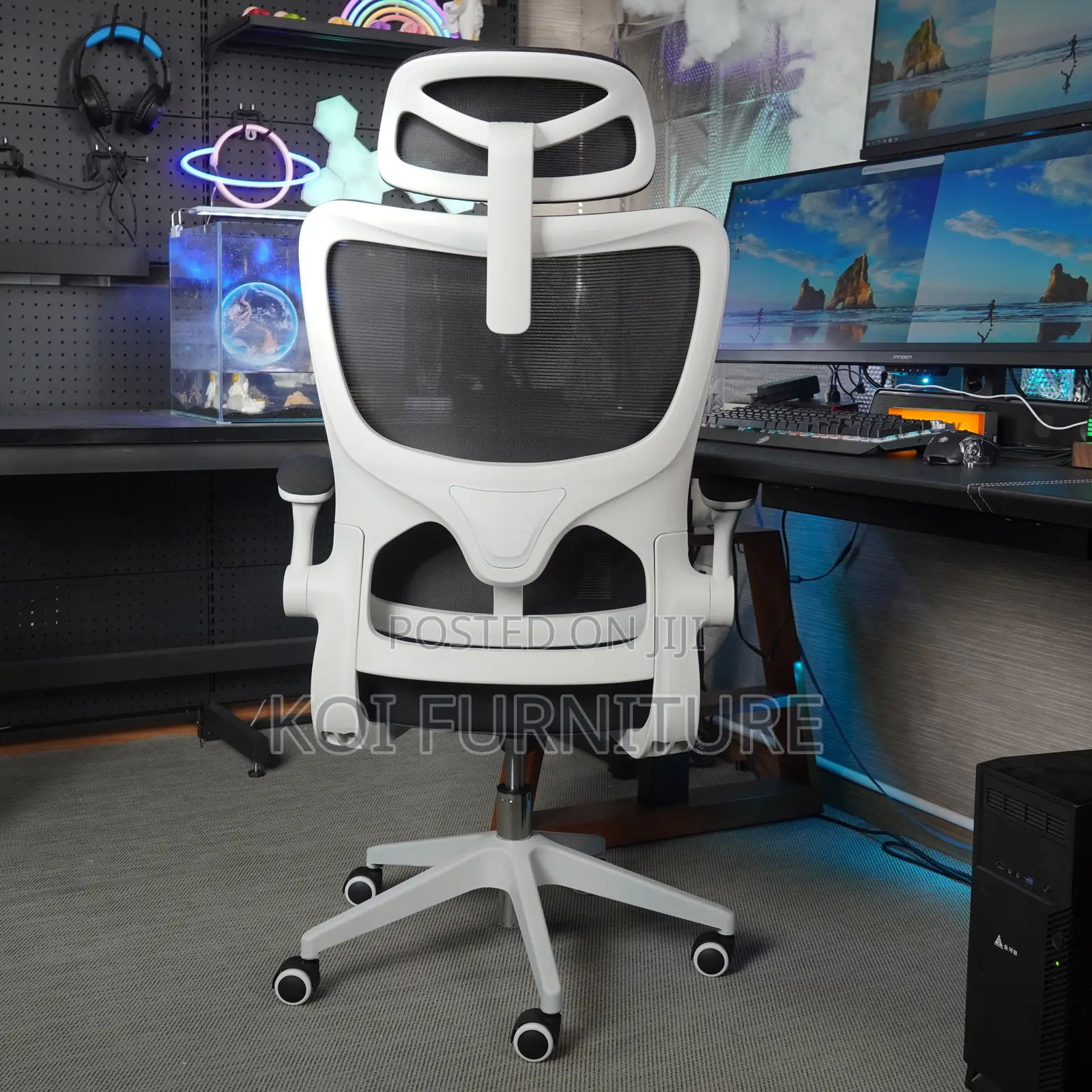 Office Chairs; Executive Orthopedic High Fabric Office Chair