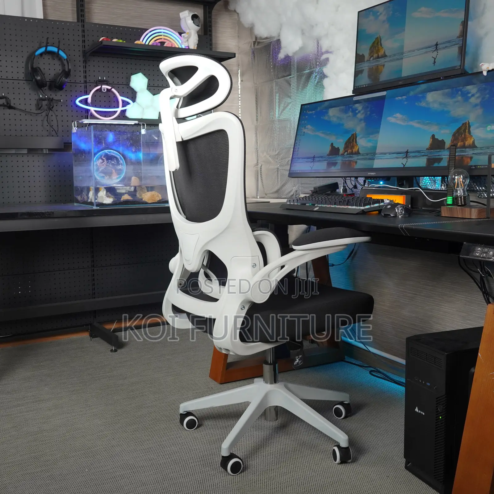 Office Chairs; Executive Orthopedic High Fabric Office Chair