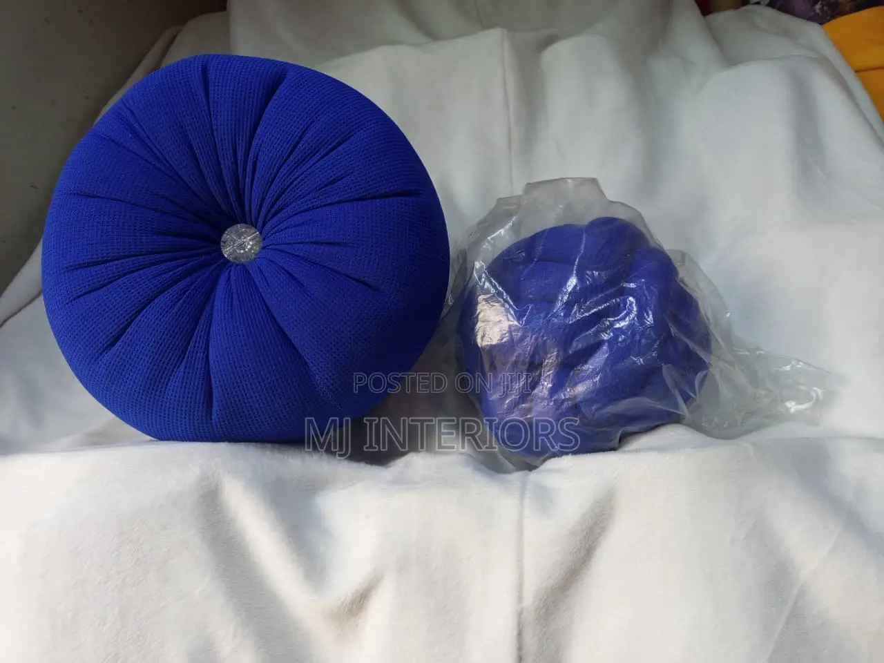 Trendy Royal Blue Decorative Cushions for Modern Home Styling