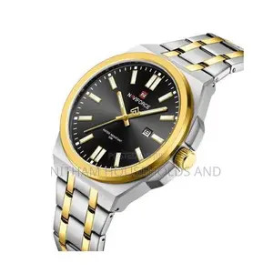 Naviforce Nf9226 Two Tone Steel Watch for Men