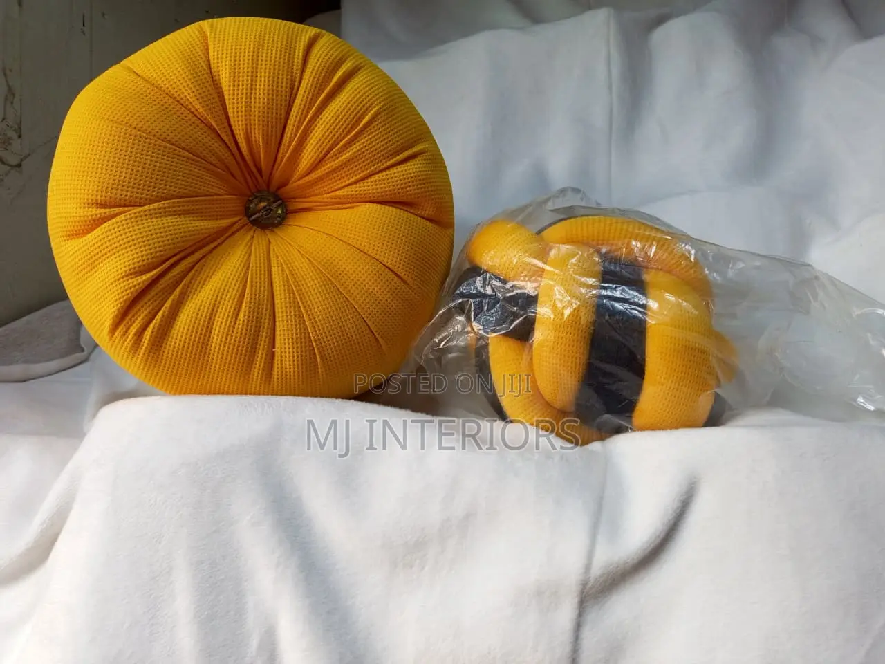 Classy Yellow Decorative Cushions for Homes and Offices