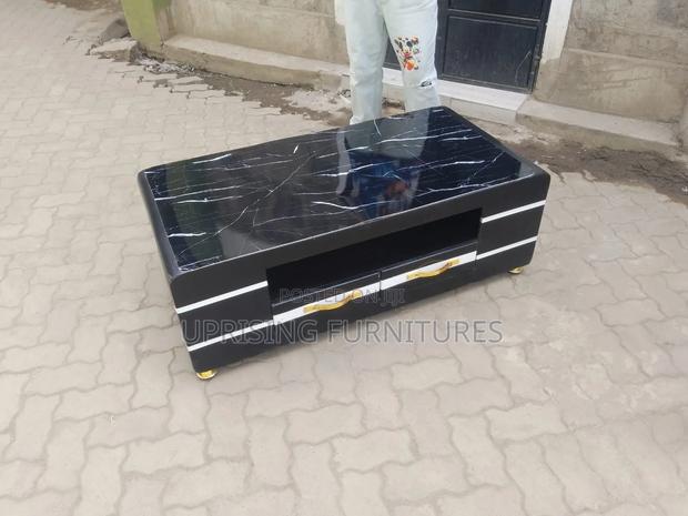 Cover Table Black Marble Top Black