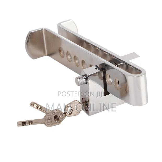 Car Anti Theft Pedal Lock Stainless Steel Clutch Brake Lock 8 Hole