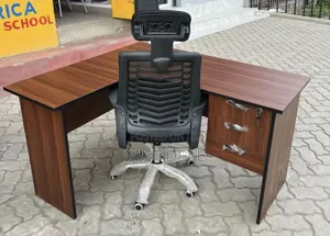 L Shaped Desk and Chair