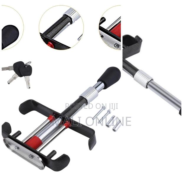 Car Anti Theft Pedal Lock Heavy Duty Steel Brake Clutch Lock