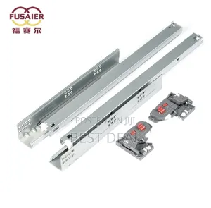 Under Mount Heavy Duty Double Extension Rails