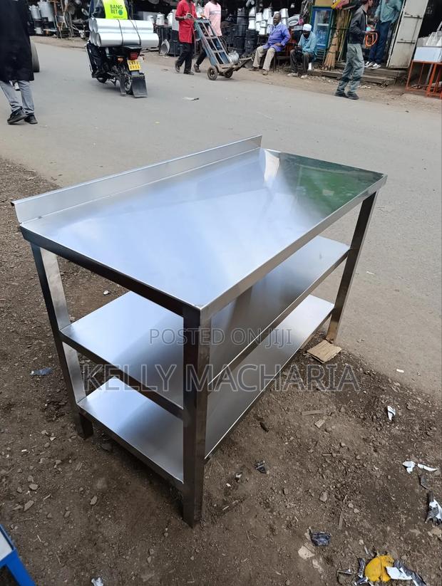 Three Tier Stainless Steel Working Tables - thumbnail 5