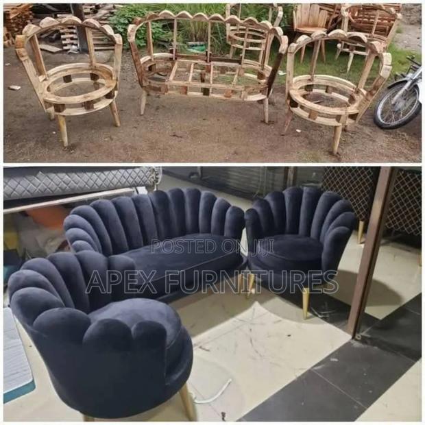 Black 5 Seater Set