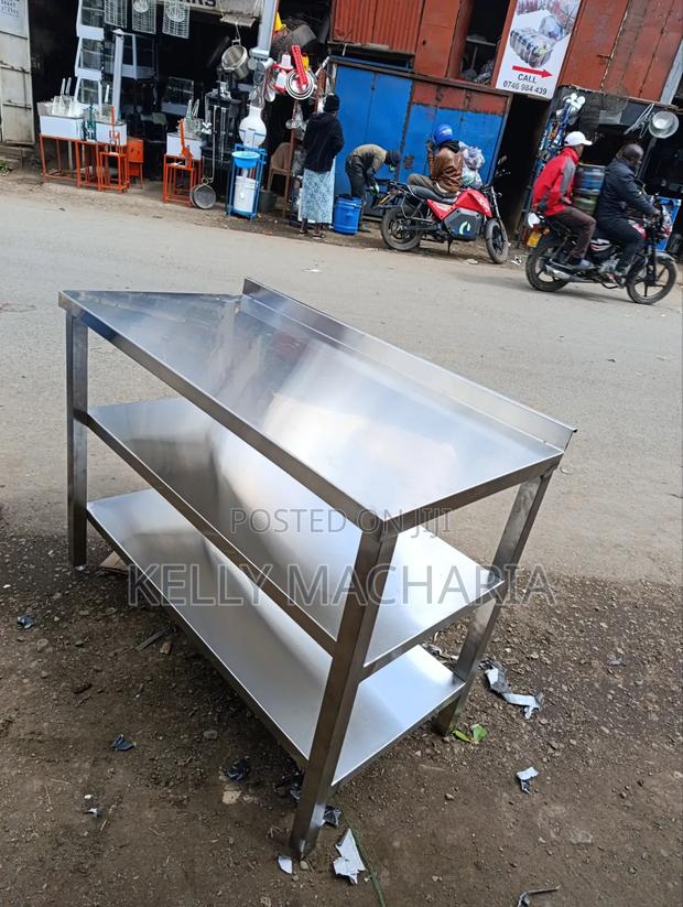 Three Tier Stainless Steel Working Tables - thumbnail 7