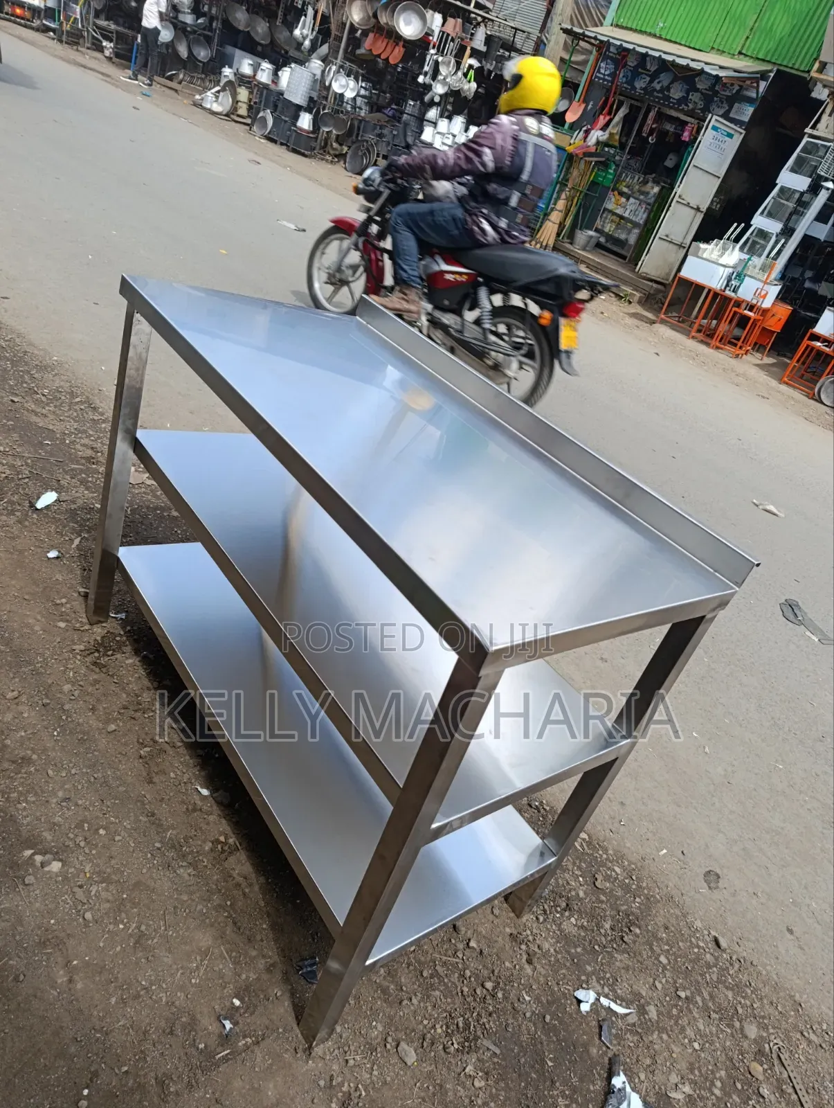 Three Tier Stainless Steel Working Tables