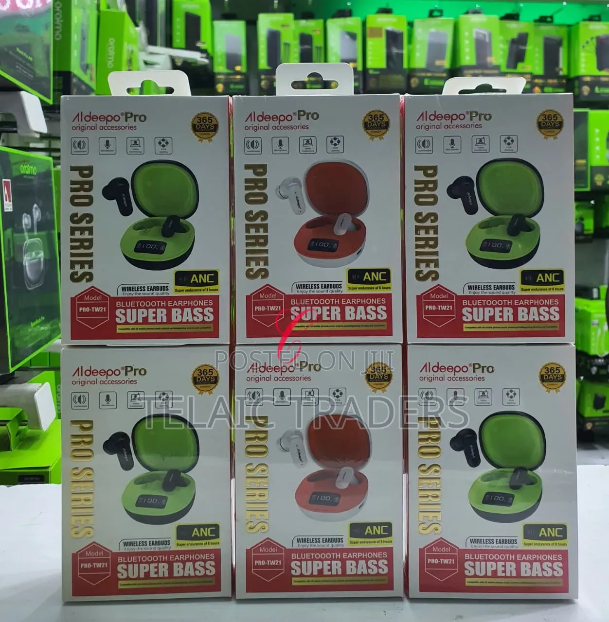 Aldeepo Pro-Tw21 Anc Super Bass Bluetooth Earbuds