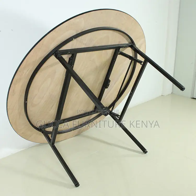 Round White Restaurant Table.