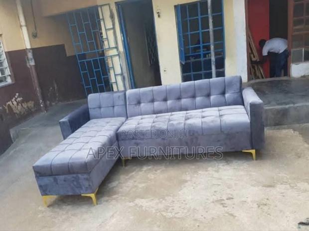 L Shaped 6 Seater Sofa Grey