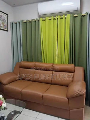 3 Seater Brown Leather Sofa