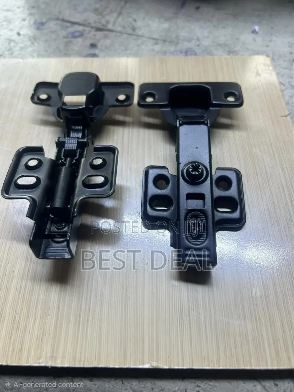 Malpha Hinges Matt Black