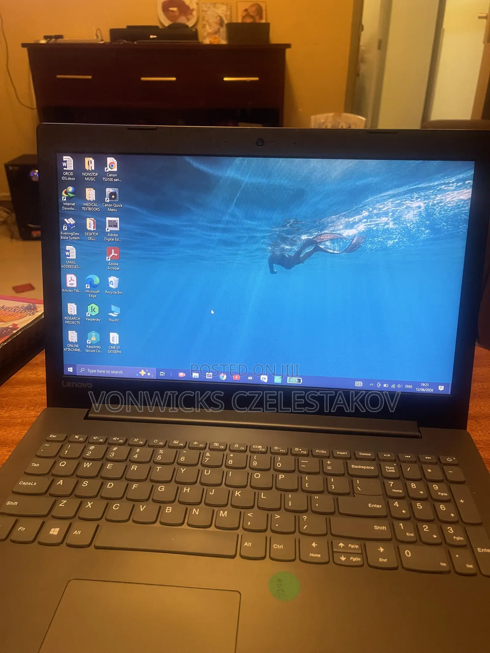 Laptop Lenovo IdeaPad 320 8GB Intel Core 3 HDD+SSD 2T