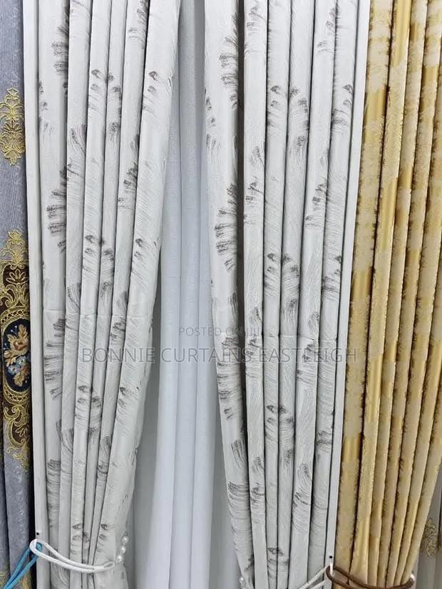 Nicely Curtains With Rings and White Plain Sheer - thumbnail 3