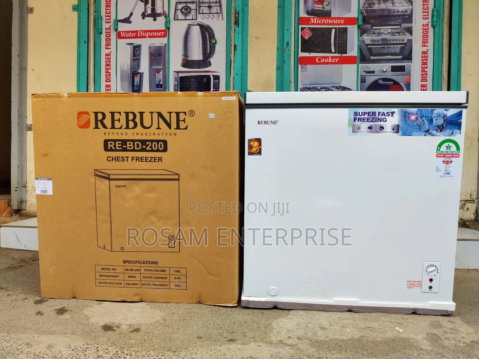 Rebune 200l Freezer