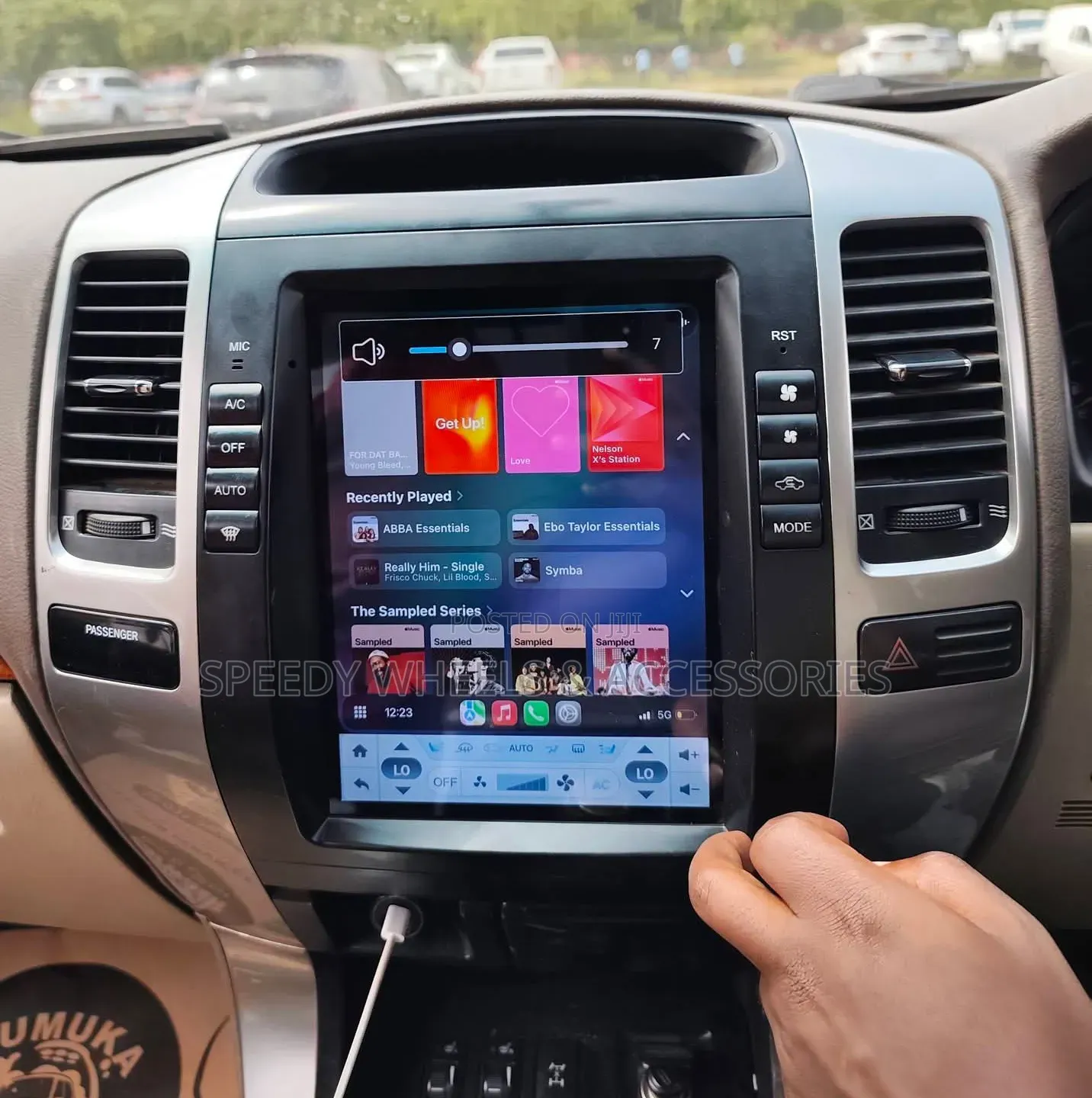 Landcruiser Prado 120 Android Tesla Radio