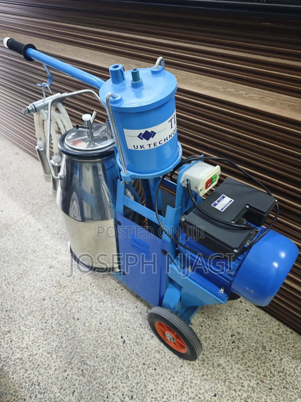 Mobile Milking Machine Single Drum