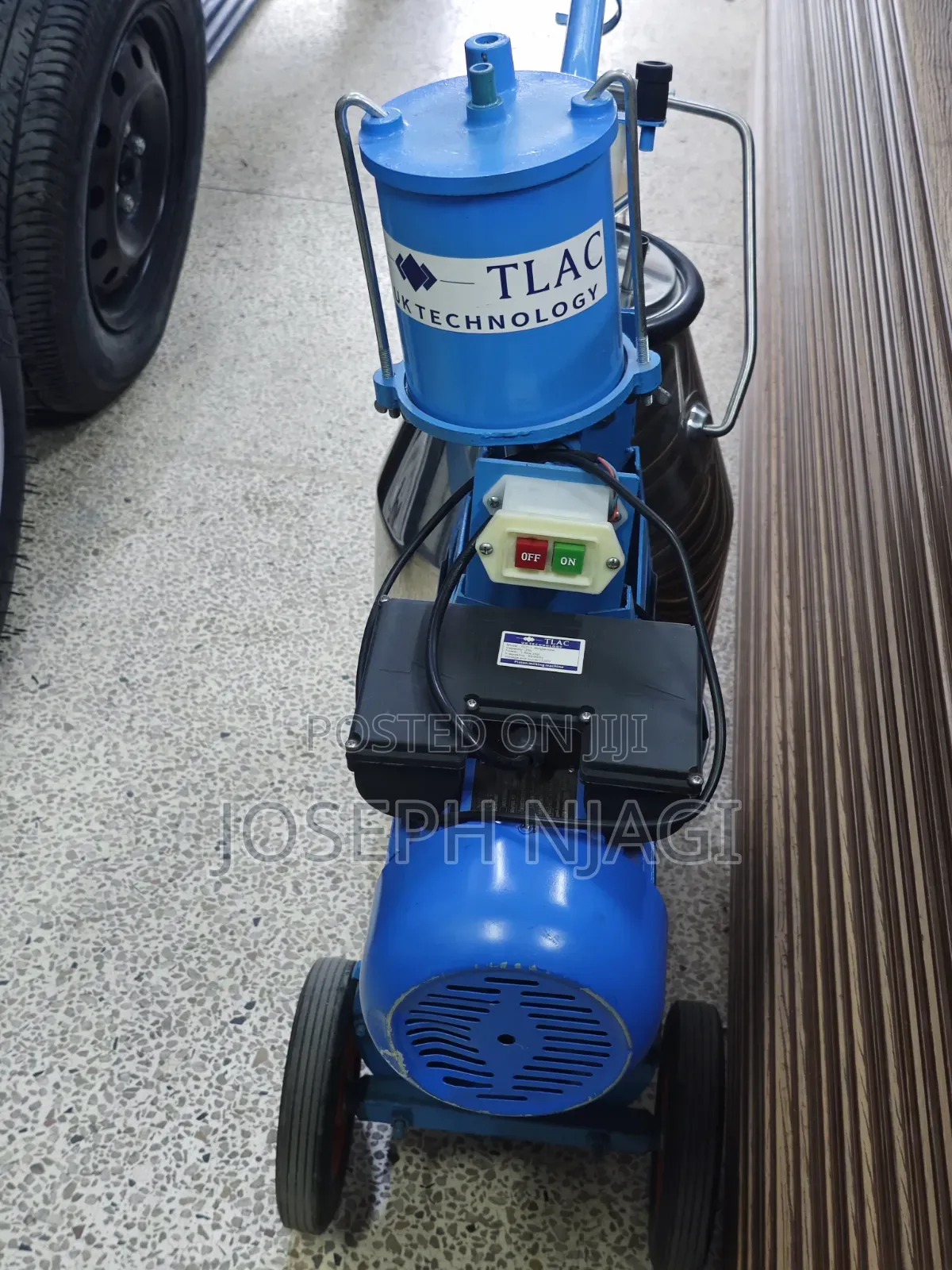 Mobile Milking Machine Single Drum