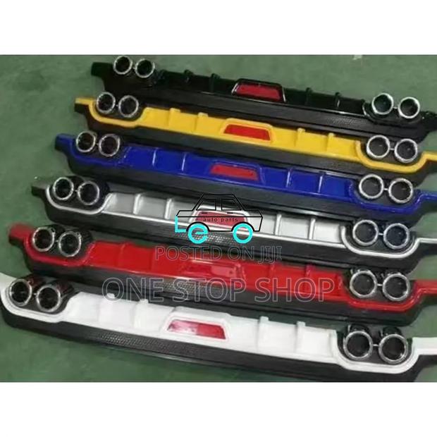 Colored Rear Diffuser Universal Rear Body Kit Decoration