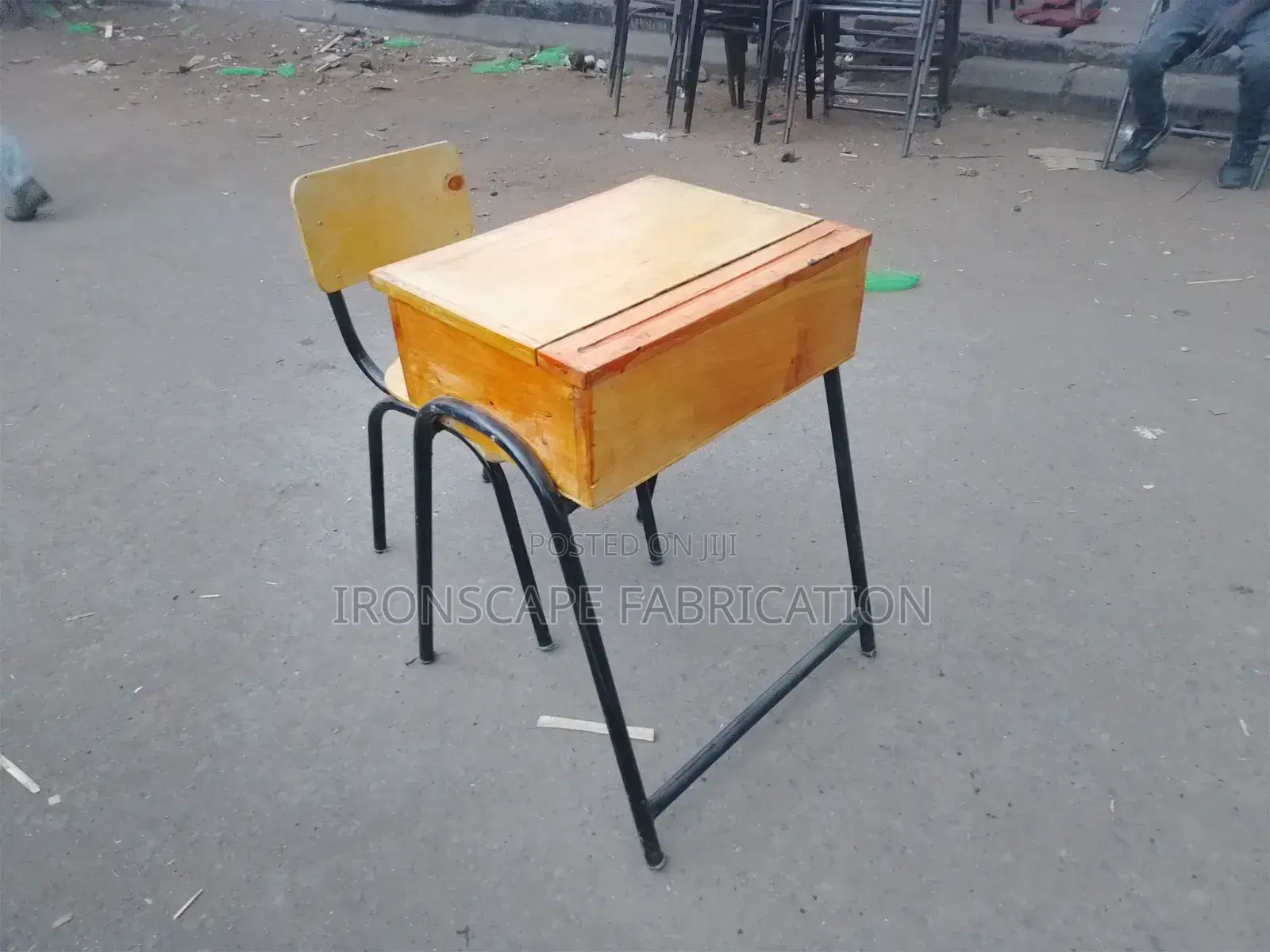 School Lockers and Chairs