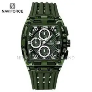 Naviforce Nf7105 Green Tonneau Watch for Men