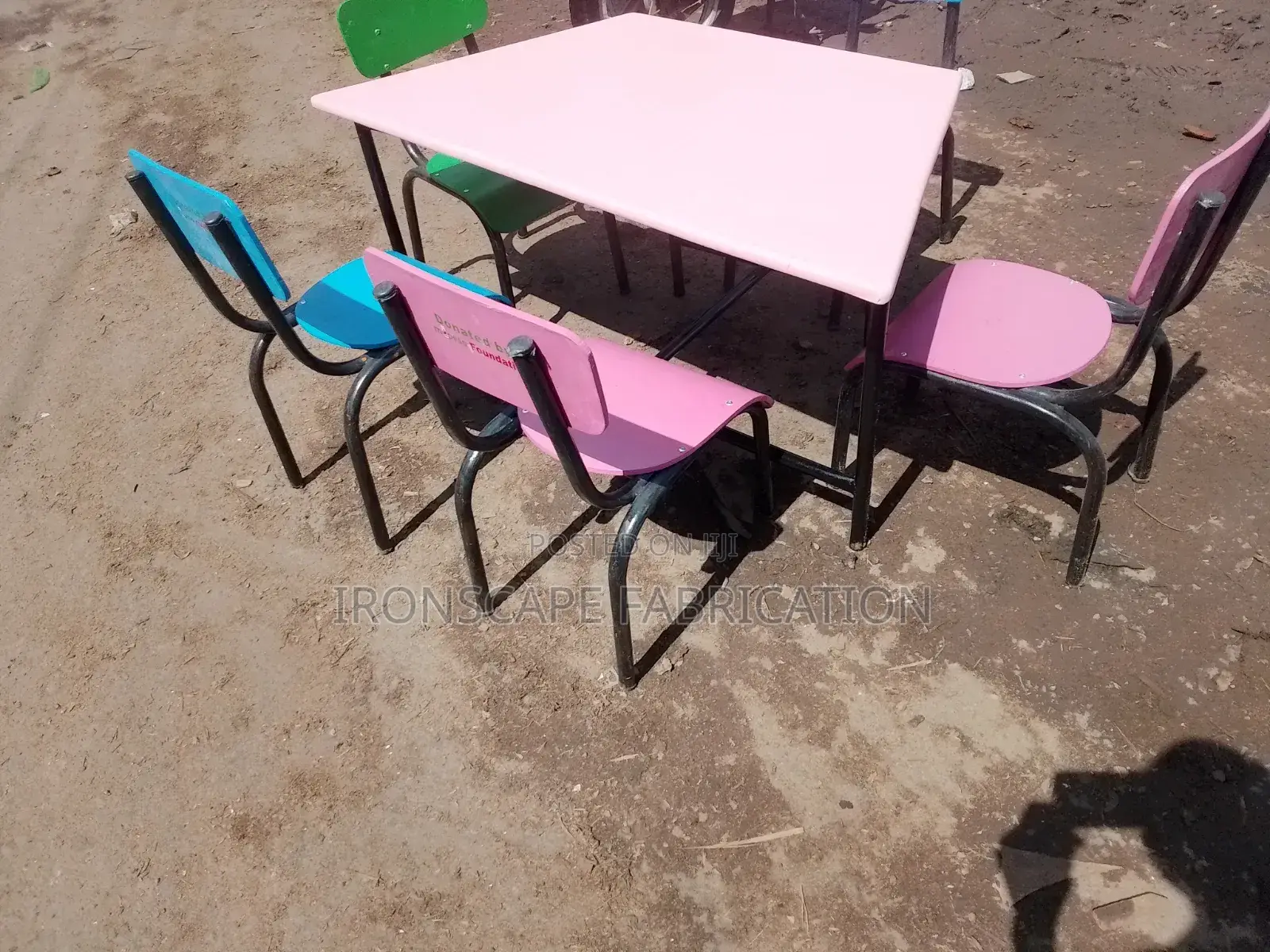 School Lockers and Chairs