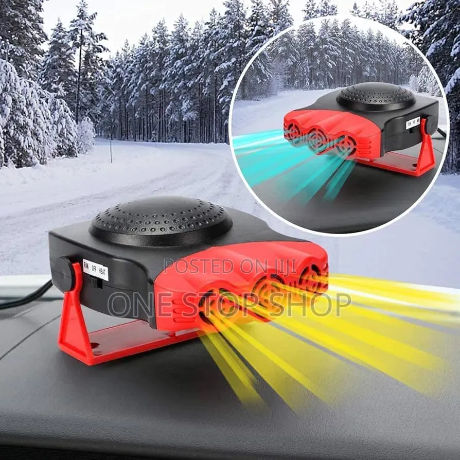 Heater _Defroster Fan With 180° Rotary Holder for Adjustable Airflow