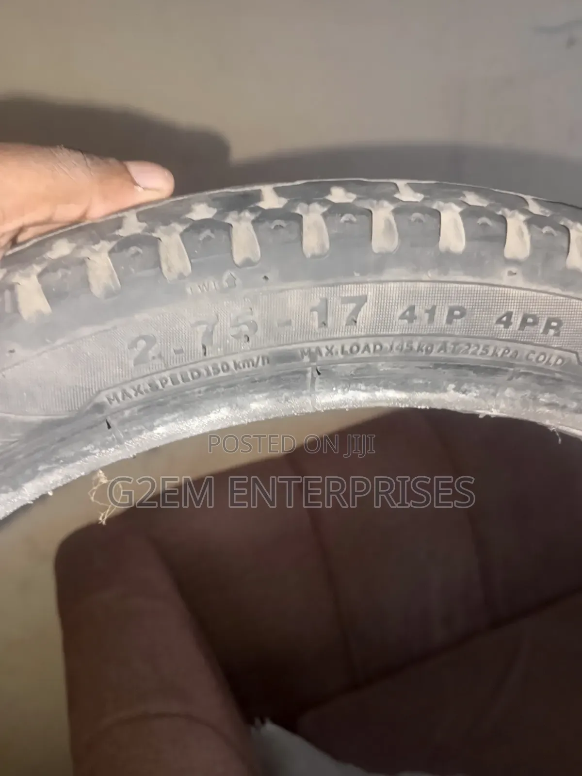 Motorcycle Fairly Used Tires Size2.75-17